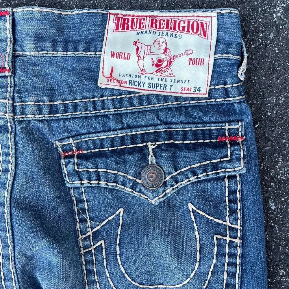Y2K True Religion Ricky Super T Jeans size 36